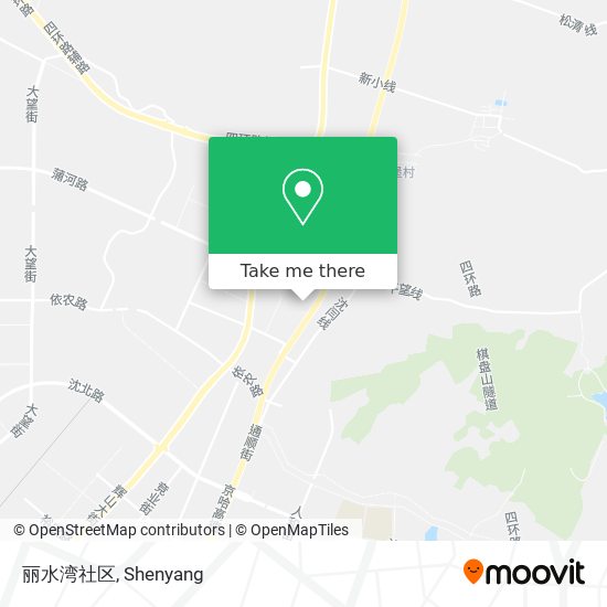丽水湾社区 map