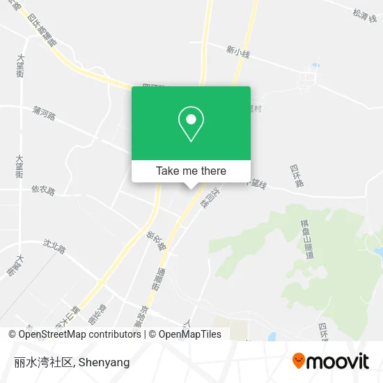 丽水湾社区 map