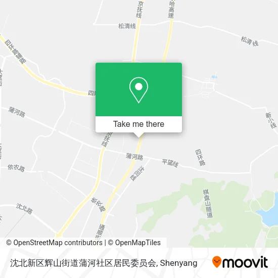 沈北新区辉山街道蒲河社区居民委员会 map
