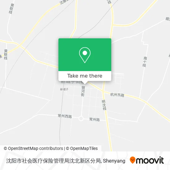 沈阳市社会医疗保险管理局沈北新区分局 map