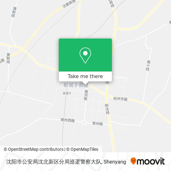 沈阳市公安局沈北新区分局巡逻警察大队 map