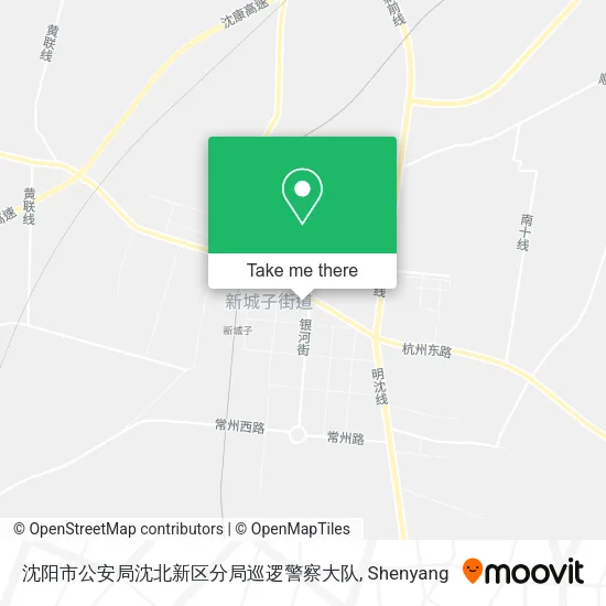 沈阳市公安局沈北新区分局巡逻警察大队 map
