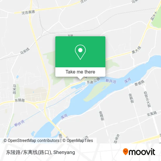 东陵路/东离线(路口) map