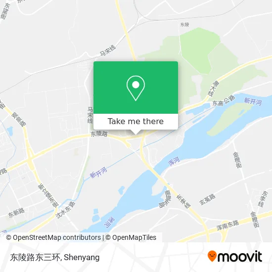 东陵路东三环 map