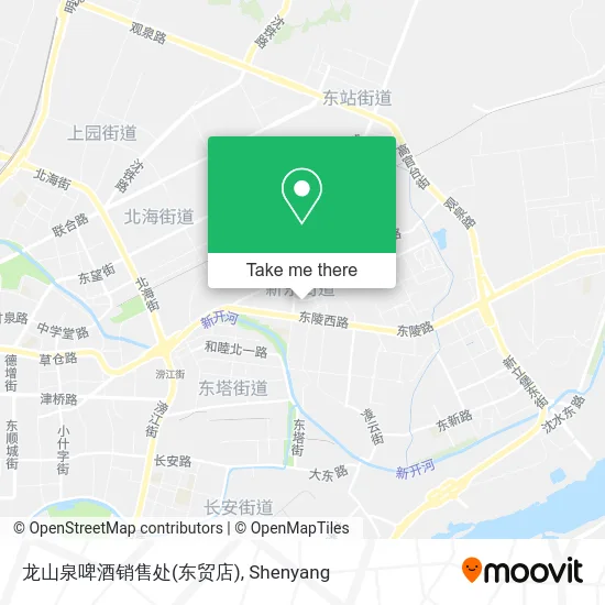 龙山泉啤酒销售处(东贸店) map
