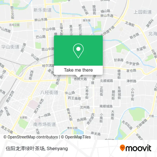 信阳龙潭绿叶茶场 map