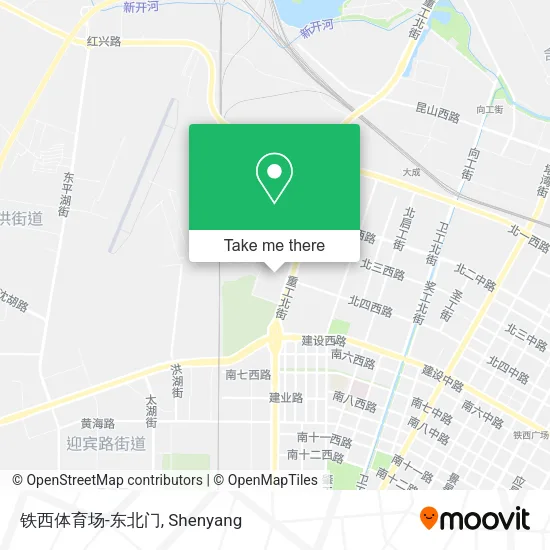铁西体育场-东北门 map