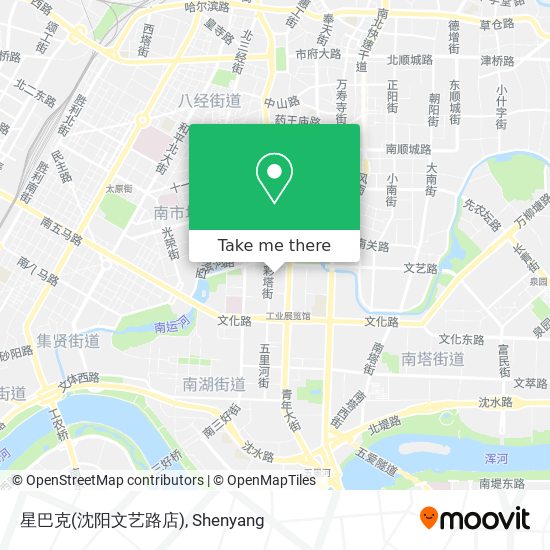 星巴克(沈阳文艺路店) map