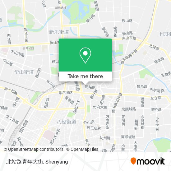 北站路青年大街 map