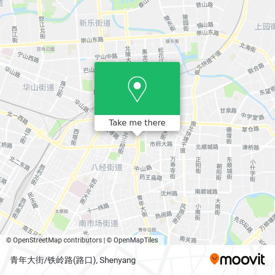 青年大街/铁岭路(路口) map