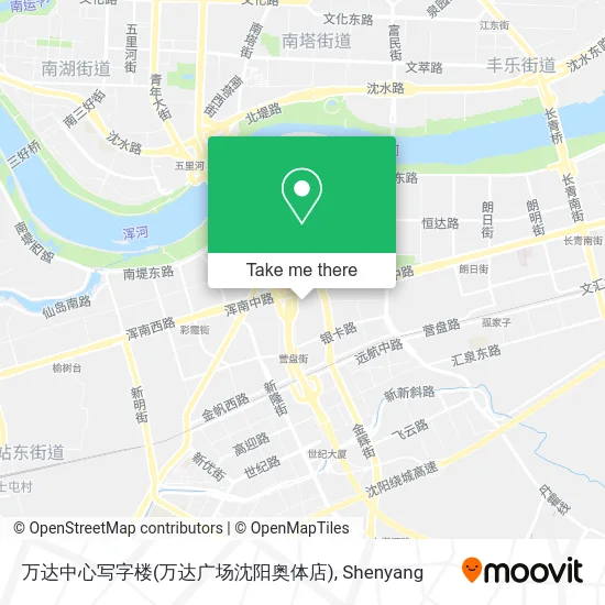 万达中心写字楼(万达广场沈阳奥体店) map