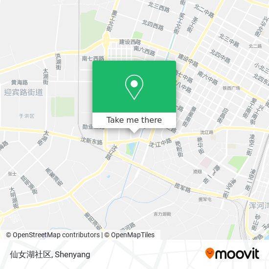仙女湖社区 map