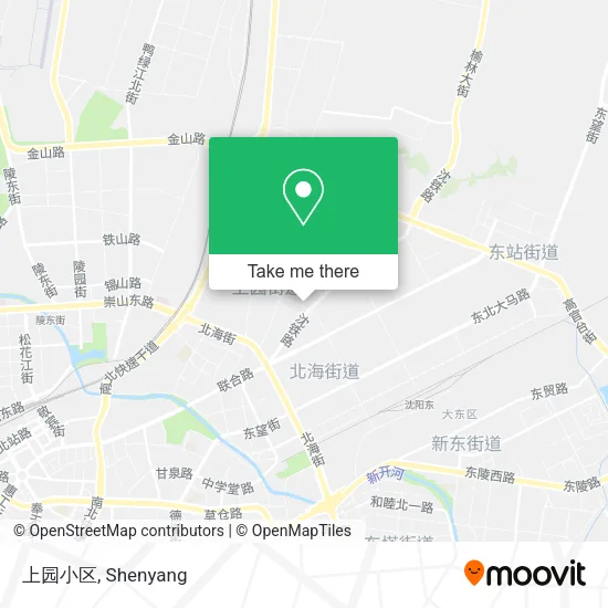 上园小区 map