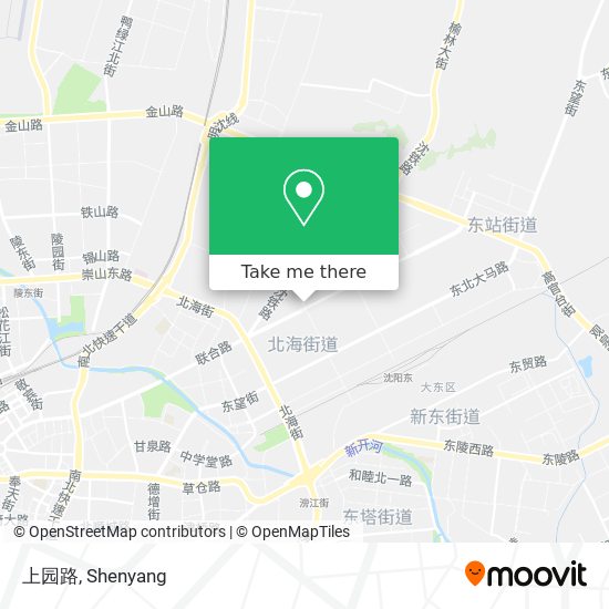 上园路 map