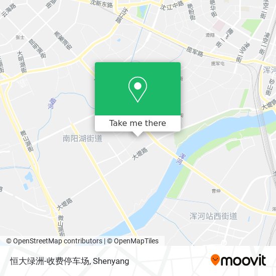 恒大绿洲-收费停车场 map