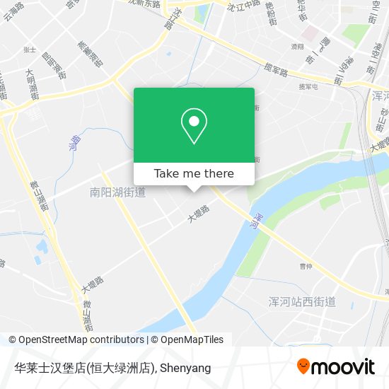 华莱士汉堡店(恒大绿洲店) map