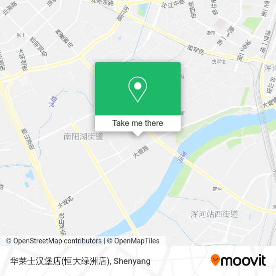 华莱士汉堡店(恒大绿洲店) map