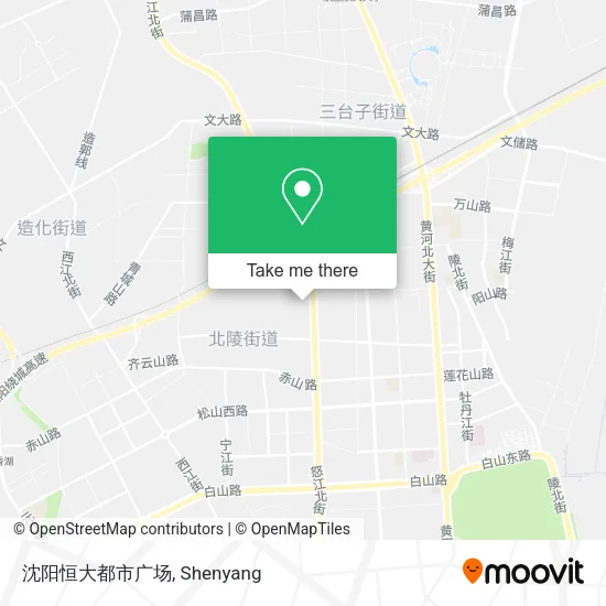 沈阳恒大都市广场 map