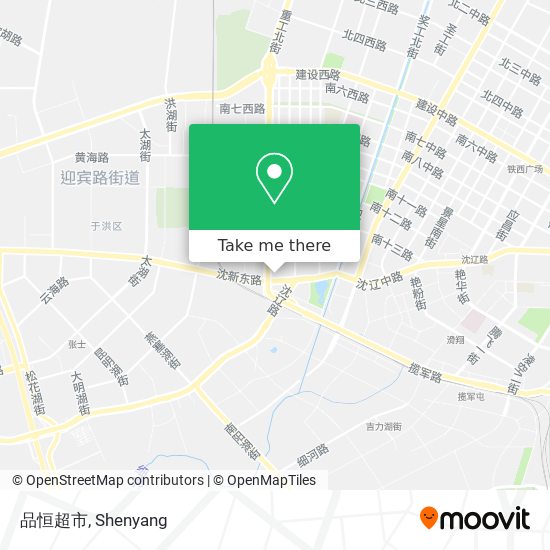 品恒超市 map