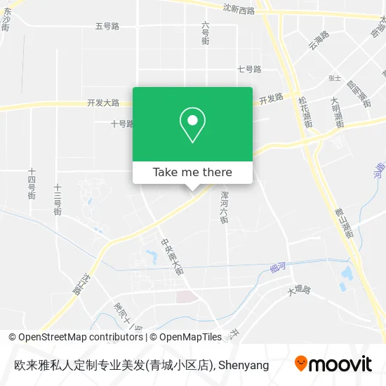欧来雅私人定制专业美发(青城小区店) map
