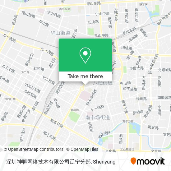 深圳神聊网络技术有限公司辽宁分部 map