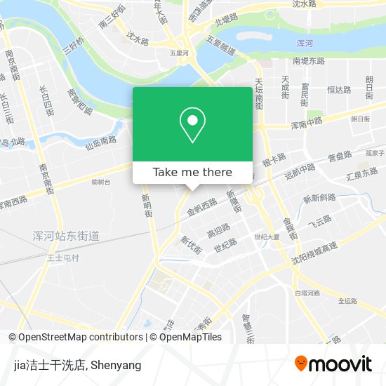 jia洁士干洗店 map