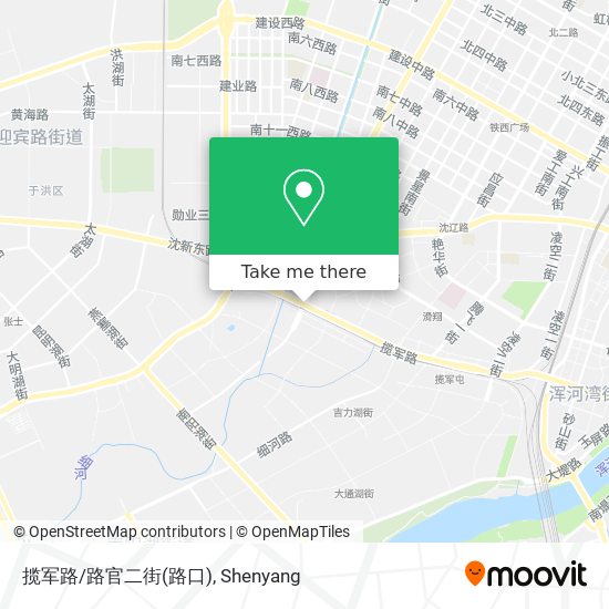 揽军路/路官二街(路口) map