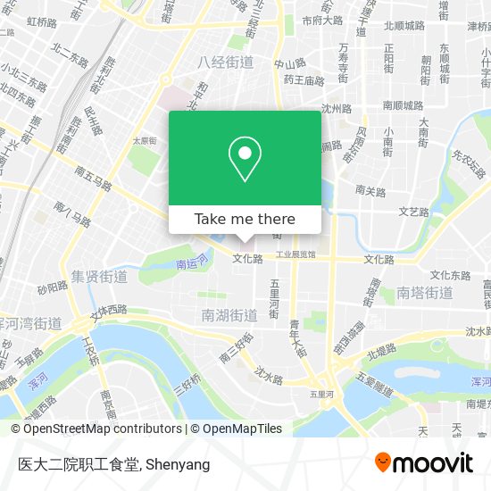 医大二院职工食堂 map