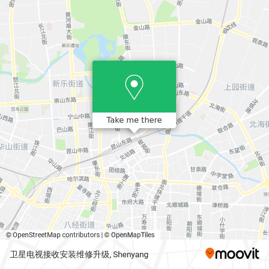卫星电视接收安装维修升级 map