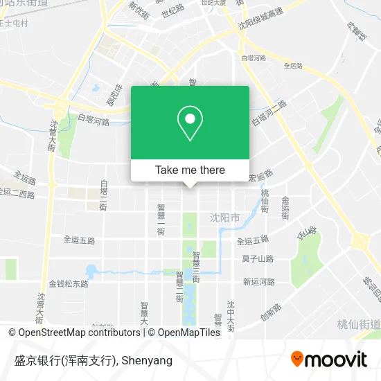 盛京银行(浑南支行) map