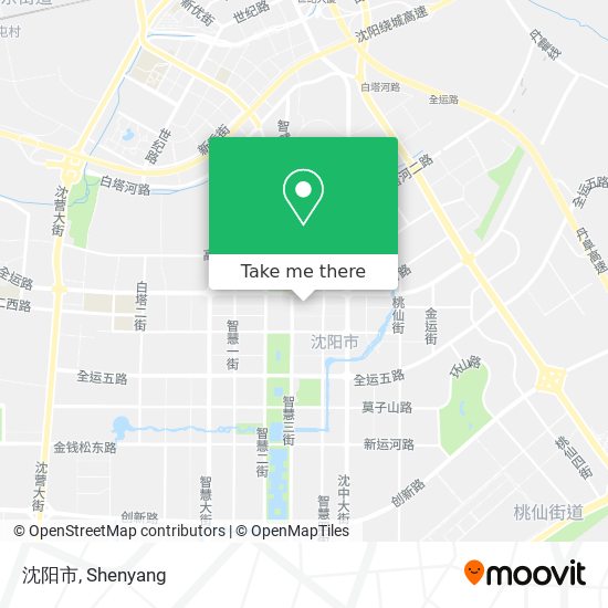 沈阳市 map