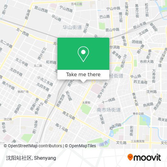 沈阳站社区 map