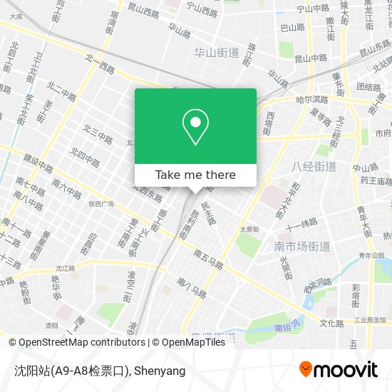 沈阳站(A9-A8检票口) map