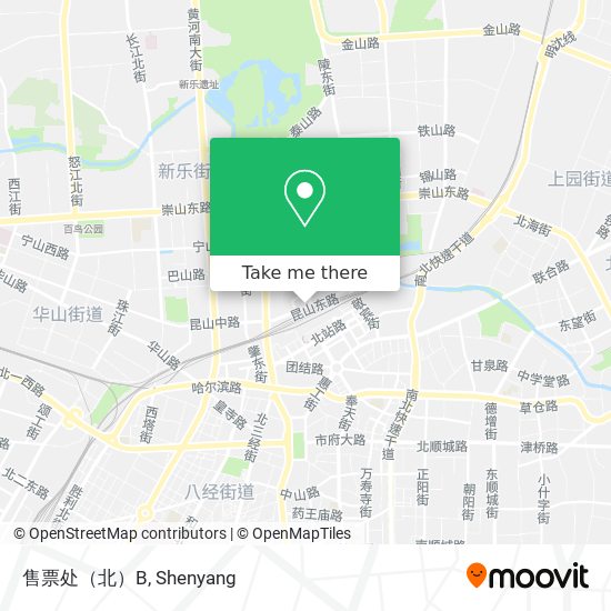 售票处（北）B map