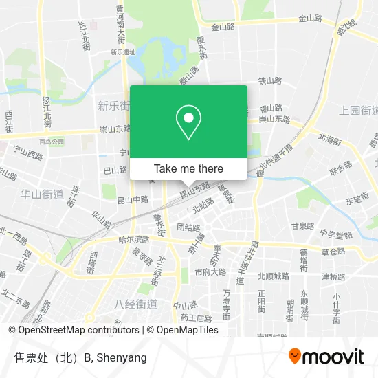 售票处（北）B map