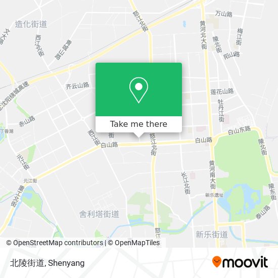 北陵街道 map