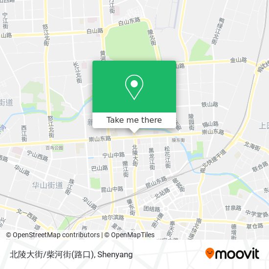 北陵大街/柴河街(路口) map