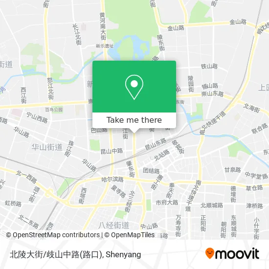 北陵大街/歧山中路(路口) map