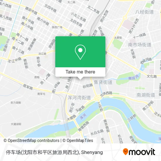 停车场(沈阳市和平区旅游局西北) map