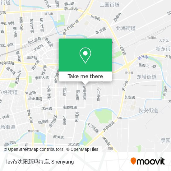 levi’s沈阳新玛特店 map