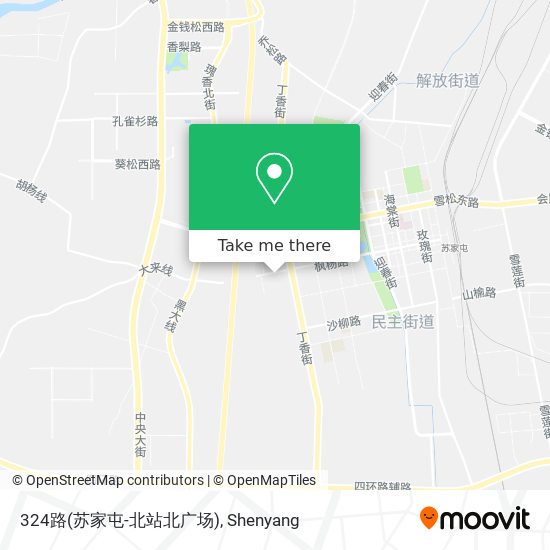 324路(苏家屯-北站北广场) map