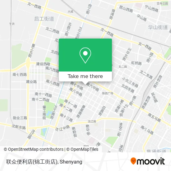 联众便利店(锦工街店) map