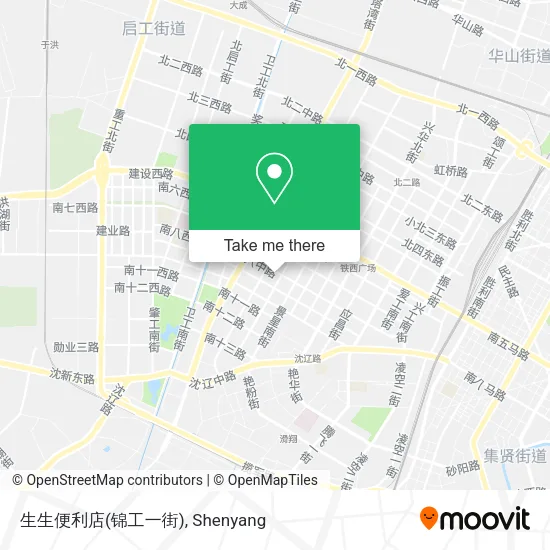 生生便利店(锦工一街) map