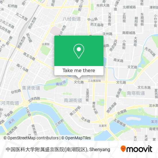 中国医科大学附属盛京医院(南湖院区) map
