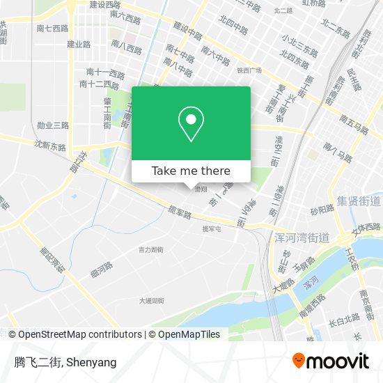 腾飞二街 map