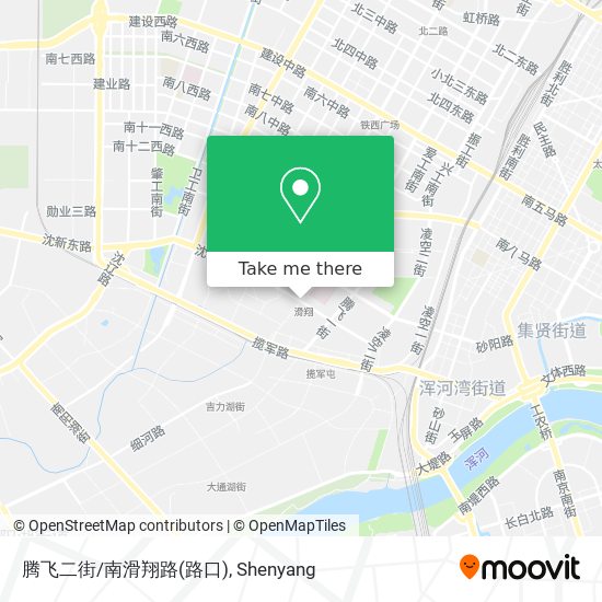 腾飞二街/南滑翔路(路口) map