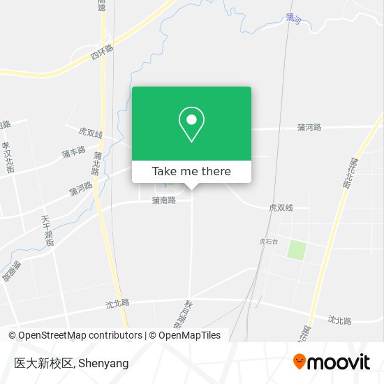 医大新校区 map