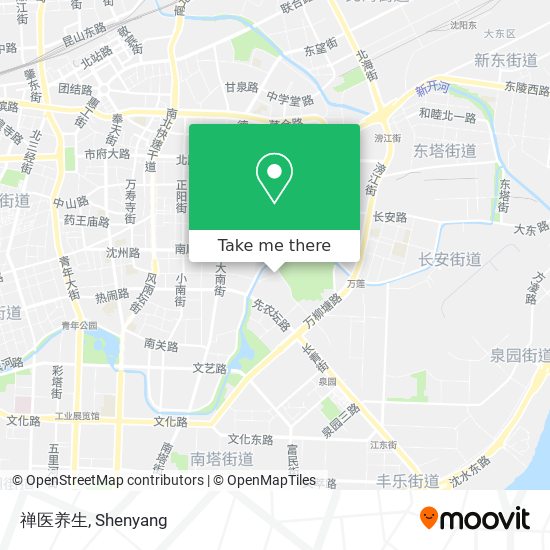 禅医养生 map