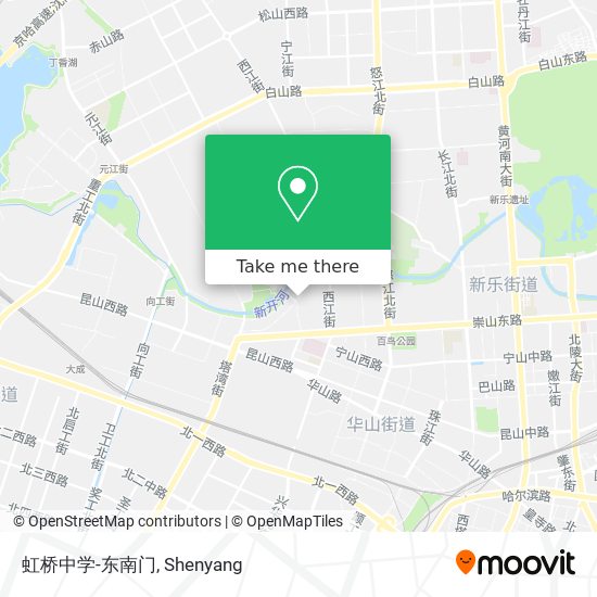 虹桥中学-东南门 map
