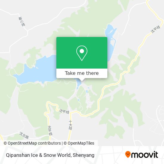 Qipanshan Ice & Snow World map